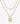 Paperclip Link Chain Padlock Necklace (2 Chains)