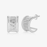 Bold Hemisphere Chunky Hoops