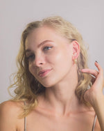 Fashionable Small Thick Hoop Earrings