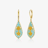 Daisy Teardrop Earrings