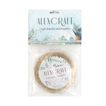 33 Feet 2 MM Gold Plated Solid Brass Cable Chain Link Spool - Alexcraft®