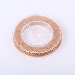 33 Feet 2MM Rose Gold Plated Brass Thin Cable O Chain Spool - Alexcraft®