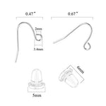 200PCS Earring Hooks Fish Hook Ear Wires - Alexcraft®