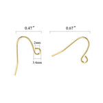 200PCS Earring Hooks Fish Hook Ear Wires - Alexcraft®