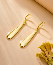 Elegant Silver Teardrop Dangle Earrings