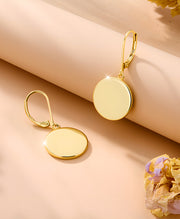 Disc Dangle Earrings