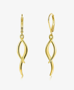 Thin Twist Drop earrings