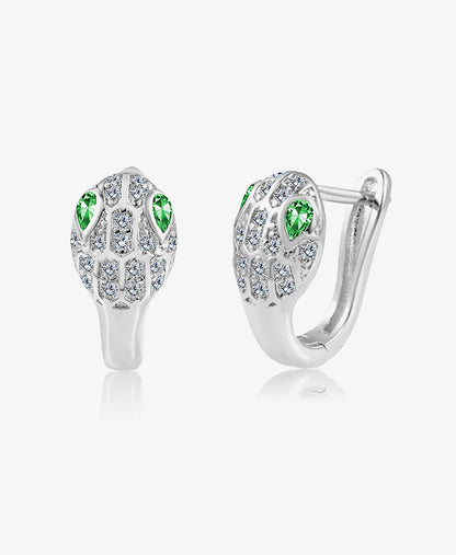 U-Shape CZ Earrings