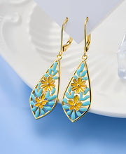 Daisy Teardrop Earrings