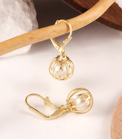 Petal Lantern Drop Earrings