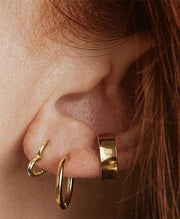 3 Pairs Small Huggie Hoop Earrings Set