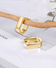 Minimalist Geometric Hoop Earrings