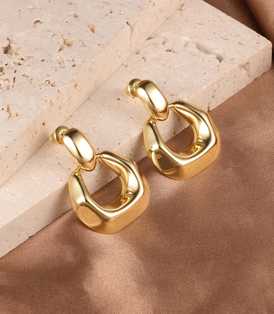 Luxe Geometric Chunky Earrings