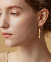 Twisted Spiral Drop Earrings