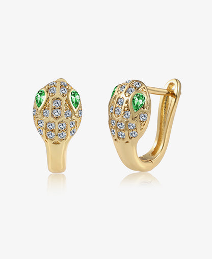 U-Shape CZ Earrings