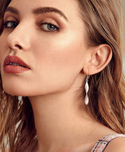 Twisted Spiral Drop Earrings