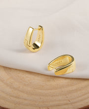 Minimalist Small Bold Hoop Earrings