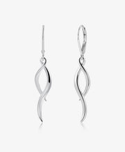 Thin Twist Drop earrings
