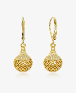 Hollow Lantern Earrings