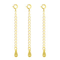 Teardrop Chain Necklace Extender Set - 2 Inch