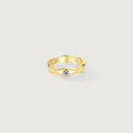 Flowline Soft Ripple Stackable Band Ring ALR0036