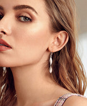 Twisted Spiral Drop Earrings