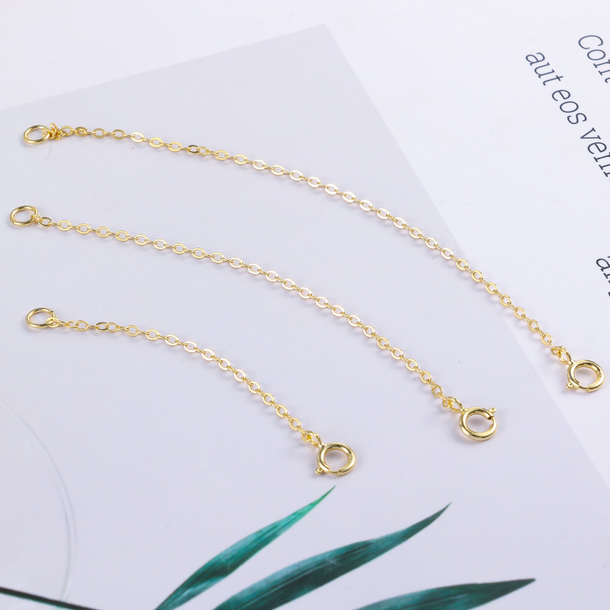 Necklace Extender Chain Set - 2, 3 & 4 Inch