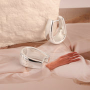 Minimalist Small Bold Hoop Earrings