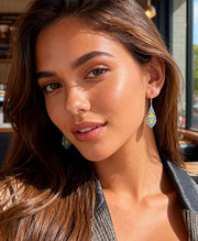 Daisy Teardrop Earrings