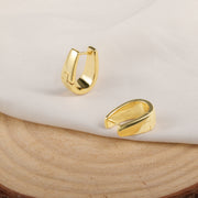 Minimalist Small Bold Hoop Earrings