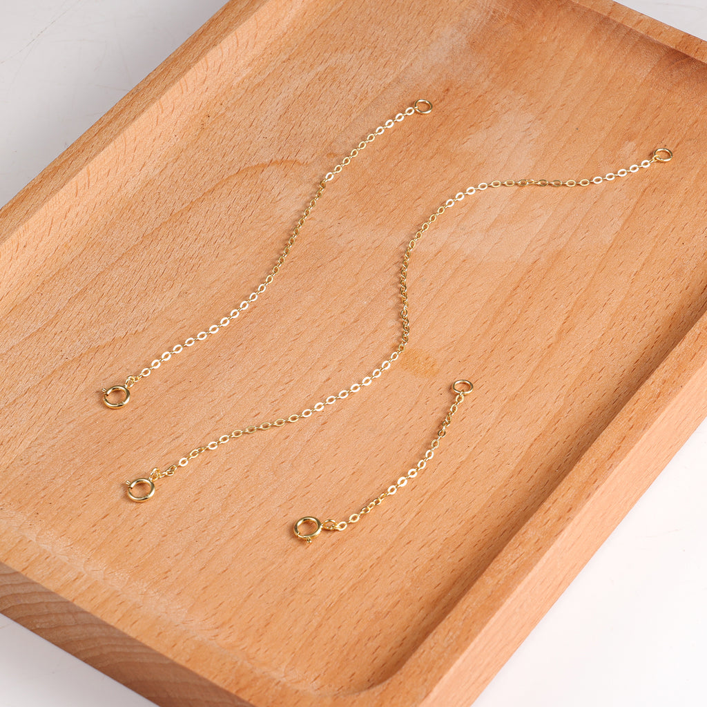 Necklace Extender Chain Set - 2, 4 & 6 Inch