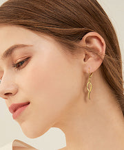 Thin Twist Drop earrings