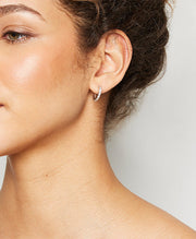 3 Pairs Small Gold Hoop Earrings Set