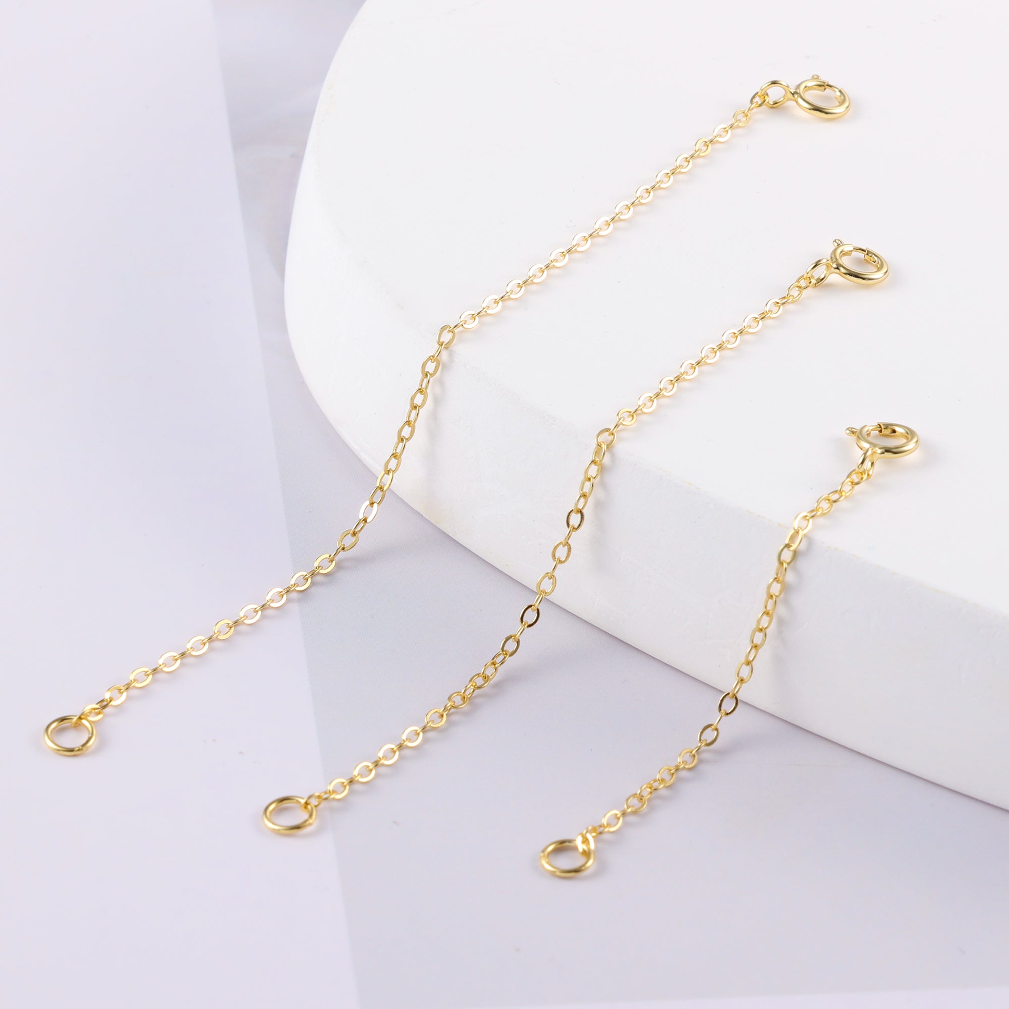 Necklace Extender Chain Set - 2, 3 & 4 Inch