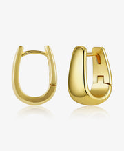 Minimalist Small Bold Hoop Earrings