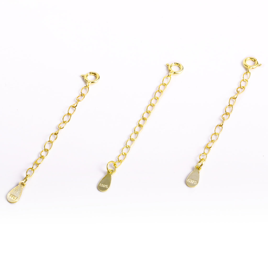 Teardrop Chain Necklace Extender Set - 2 Inch