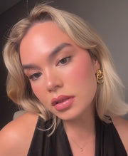 Stacked Loop Stud Earring