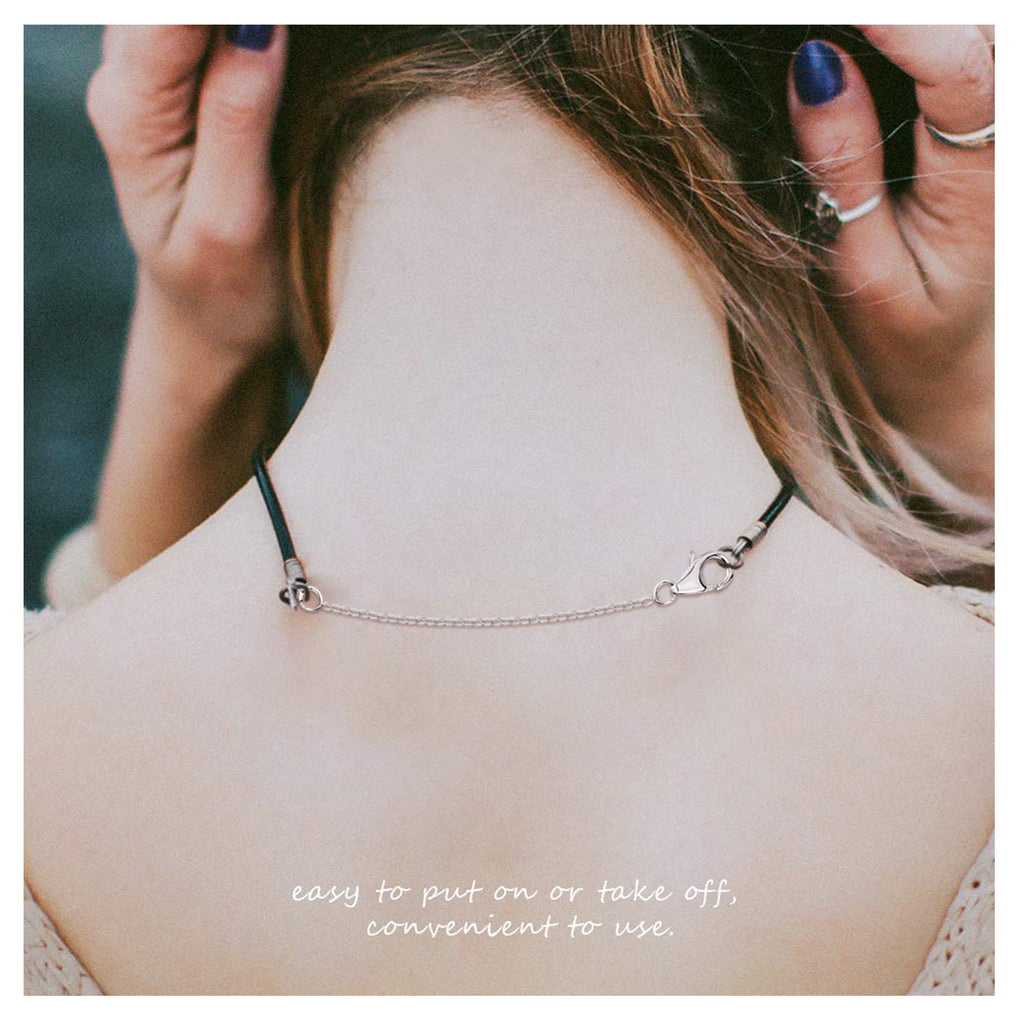 Flat Cross Chain Necklace Extender Set - 2, 4 & 6 Inch