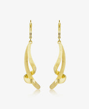 Linear Twist Drop earrings