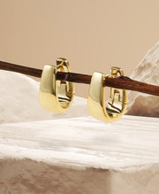 Minimalist Small Bold Hoop Earrings