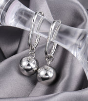 Ball Long Drop Earrings