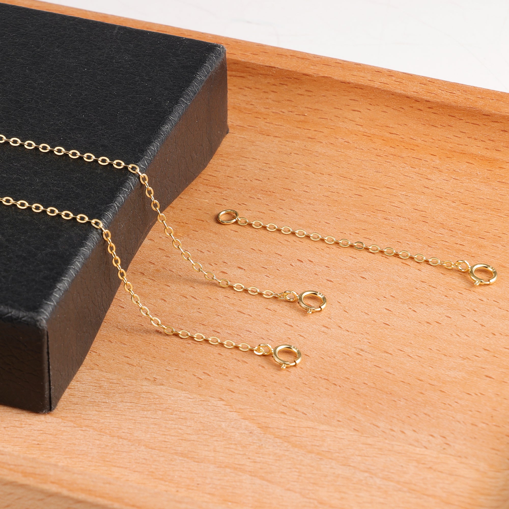 Necklace Extender Chain Set - 2, 4 & 6 Inch