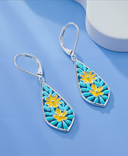 Daisy Teardrop Earrings