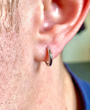 3 Pairs Small Gold Hoop Earrings Set