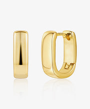 Trendy Small Thick Hoop Earrings