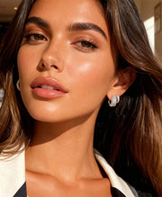 Small Gold Hoop Earrings Set