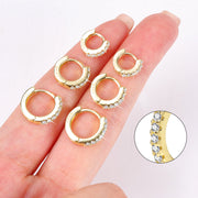 Alexcraft 3 Pairs Hoop Earrings for Women Small 14K Gold and Silver Plated Huggie Earring Set Cute Mini Thin Hoops Multiple Piercings Earrings Sets for Women Trendy (6-8-10) mm