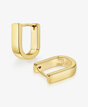 Minimalist Geometric Hoop Earrings