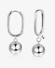 Ball Long Drop Earrings