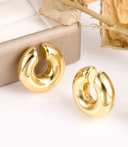 Chunky Tubular Ear Clips